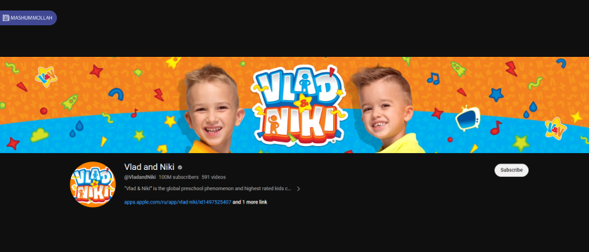 Vlad And Niki Youtube Journey